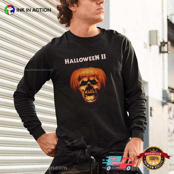 Halloween 2 Movie Pumpkin Skull T-shirt