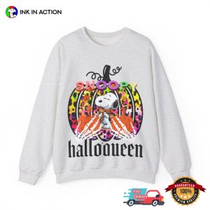 Halloween Pumpkin Snoopy Cartoon T shirt 3