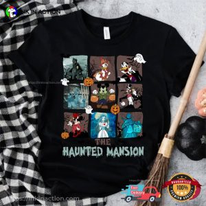 Halloween The Haunted Mansion And Mickey's Not So Scary Party Comfort Colors Tee 3