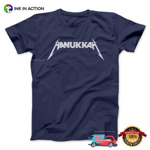 Hanukkah Rock Style T shirt 3