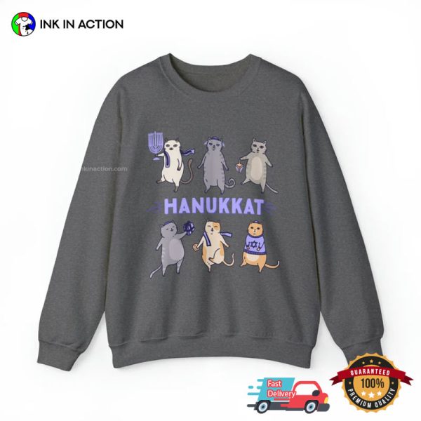 Hanukkat Meowzel Cutie Hanukkah Presents T-shirt