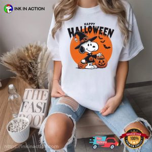 Happy Halloween Snoopy Trick Or Treat Tee 3