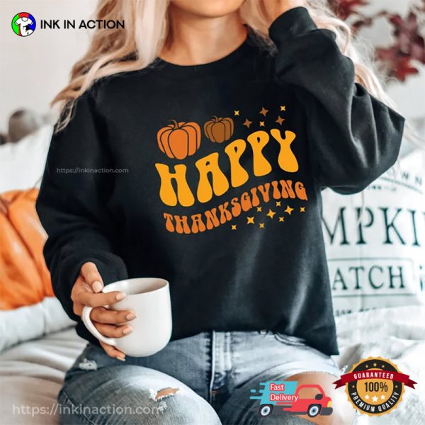 Happy Thanksgiving Pumpkins T-shirt