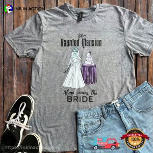 Here Comes the Bride Inspired The Haunted Mansion T Shirt 1