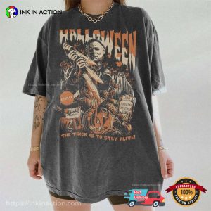 Horror Halloween Michael Myers Vintage Comfort Colors T-shirt 1