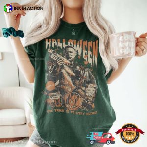 Horror Halloween Michael Myers Vintage Comfort Colors T shirt 3