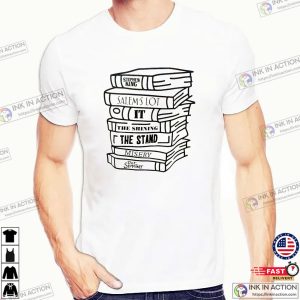 Horror Novels Stephen King T shirt 2