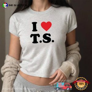 I Love T.S Basic Swiftie Shirt