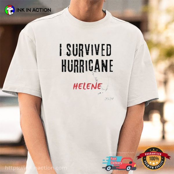 I Survived Hurricane Helene 2024 USA T-shirt