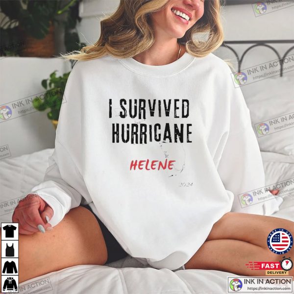 I Survived Hurricane Helene 2024 USA T-shirt