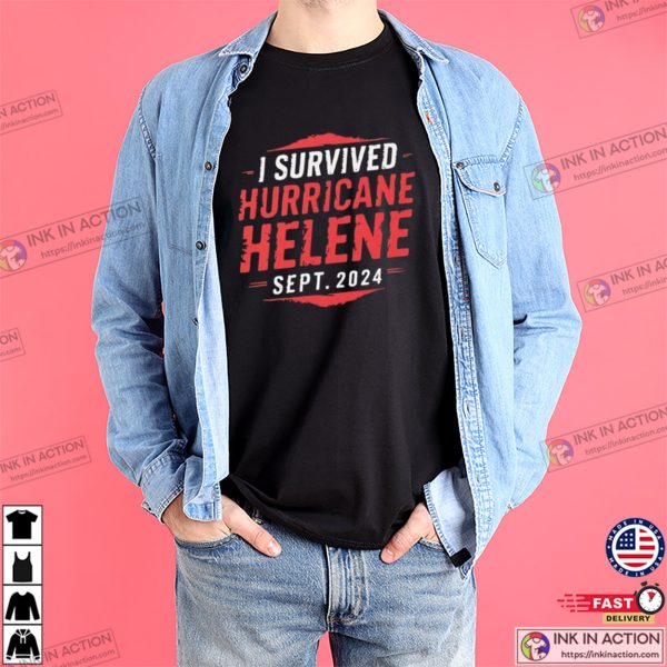 I Survived Hurricane Helene Sept 2024 Shirt