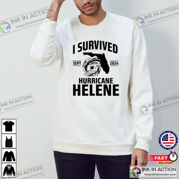 I Survived Hurricane Helene Tropical Storm T-shirt