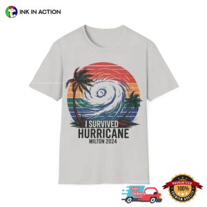 I Survived Hurricane Miton Florida Vintage Style Shirt 3