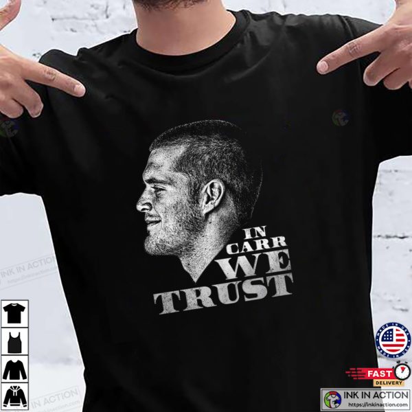 IN DEREK CARR WE TRUST Retro T-shirt