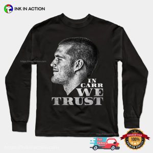 IN DEREK CARR WE TRUST Retro T shirt 3