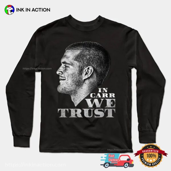 IN DEREK CARR WE TRUST Retro T-shirt