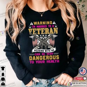 I'm Married To A Veteran Funny veterans day 2024 T shirt 1