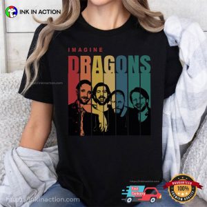 Imagine Dragons Band Vintage Style T shirt 2