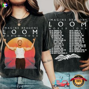 Imagine Dragons Loom Tour 2024 Dates 2 Sided Tee