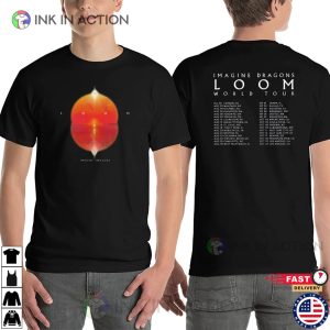 Imagine Dragons Loom Tour 2024 Schedules 2 Sided T-shirt