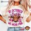 In October We Wear Pink Adorable Boo Girl Comfort Colors T-shirt