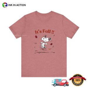 It's Fall Season Snoopy Comfort Colors T shirt 1