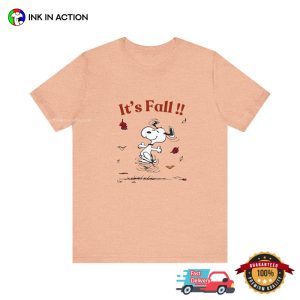 It's Fall Season Snoopy Comfort Colors T shirt 3