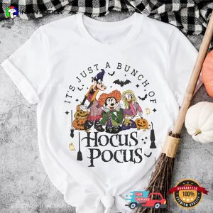 It's Just A Bunch Of Hocus Pocus Minnie And Girls Comfort Colors T shirt 1