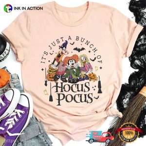 It's Just A Bunch Of Hocus Pocus Minnie And Girls Comfort Colors T shirt 2