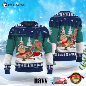 Its The Most Wonderful Time For A Beer Santa Barry Wood Ugly Sweater No. 2