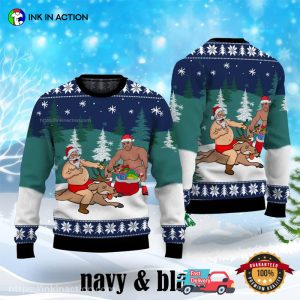 Its The Most Wonderful Time For A Beer Santa Barry Wood Ugly Sweater No. 3