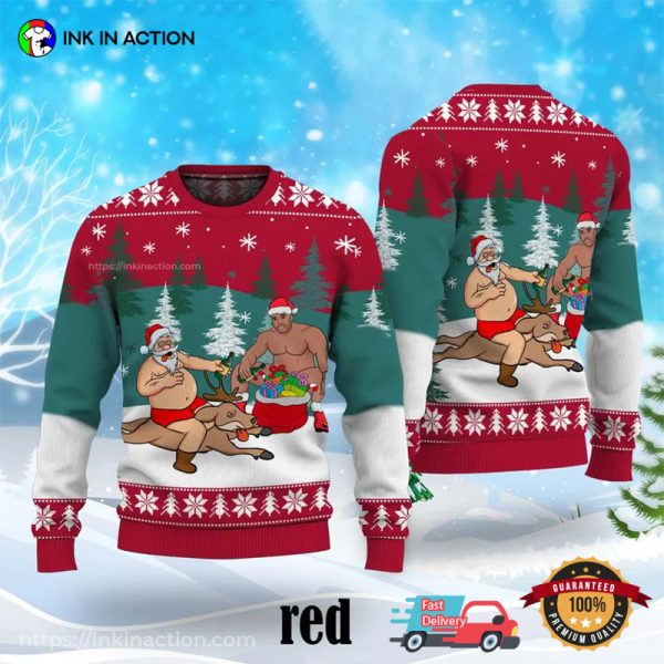 Its The Most Wonderful Time For A Beer Santa Barry Wood Ugly Sweater No. 4