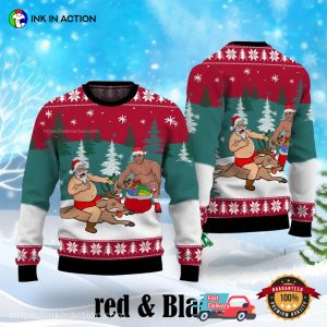 Its The Most Wonderful Time For A Beer Santa Barry Wood Ugly Sweater No. 5