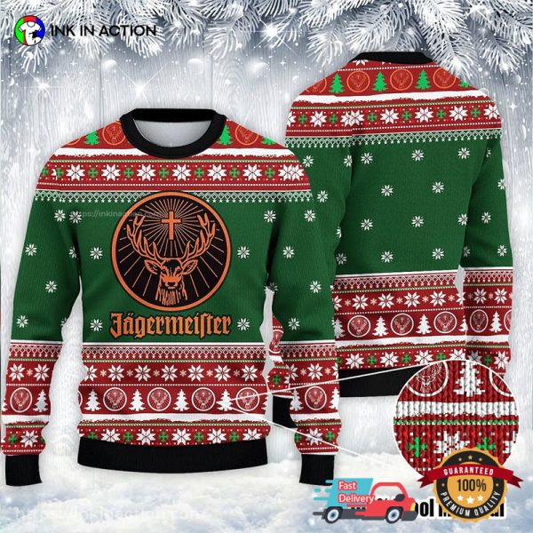 Jagermeisters Vintage Christmas Sweater