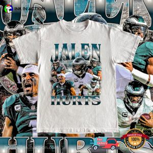 Jalen Hurts Highlights 90s T shirt 1