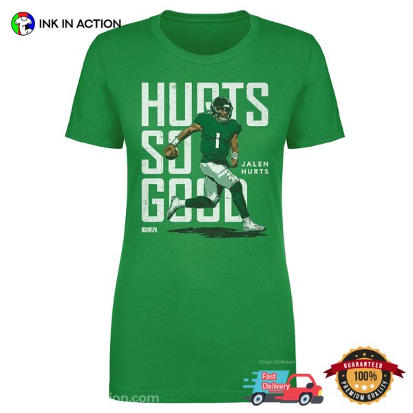 Jalen Hurts Hurts So Good NFLPA Eagles Football T-shirt