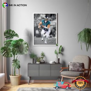 Jalen Hurts Philadelphia Eagles NFL Signature Poster 2