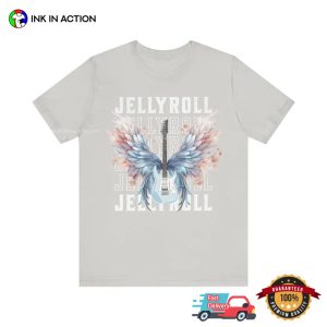 Jelly Roll Angel Guitar Country Music Comfort Colors T shirt 2