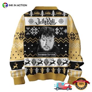 Jelly Roll Backroad Baptism Tour 2024 Ugly Sweater