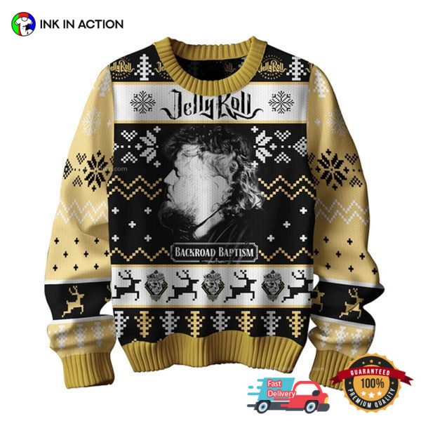 Jelly Roll Backroad Baptism Tour 2024 Ugly Sweater