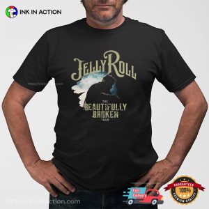 Jelly Roll The Beautifully Broken Tour 2024 Music T shirt 1