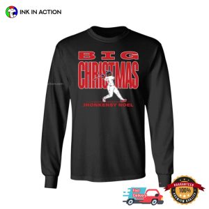 Jhonkensy Noel Big Christmas Baseball Shirt