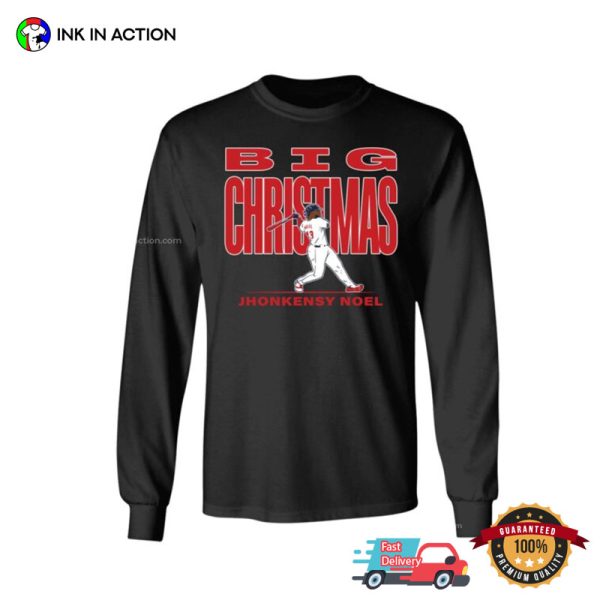 Jhonkensy Noel Big Christmas Baseball Shirt