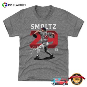 John Smoltz 29 Atlanta Braves Signature T shirt 1