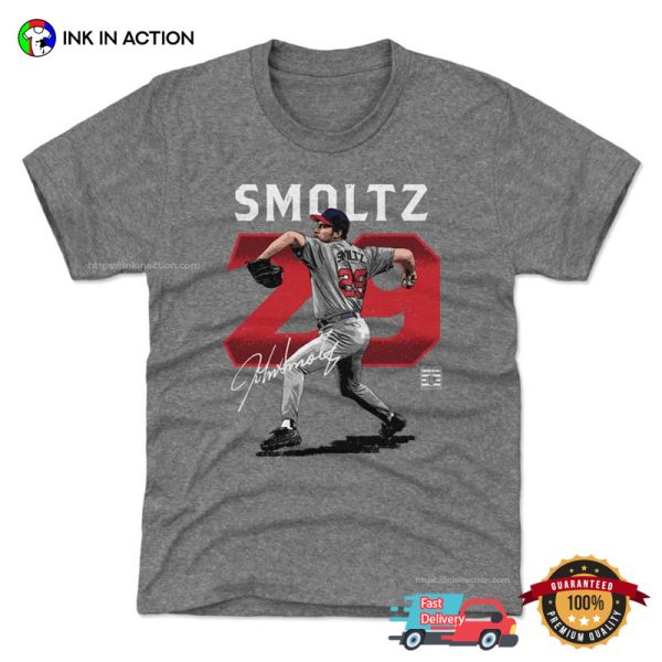 John Smoltz 29 Atlanta Braves Signature T-shirt