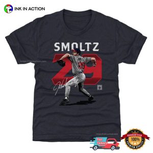 John Smoltz 29 Atlanta Braves Signature T shirt 2