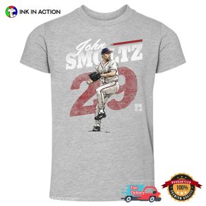 John Smoltz Atlanta Retro WHT T-shirt