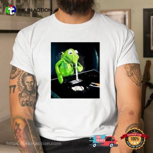 Kermit The Frog Cocaine Funny Meme T-shirt