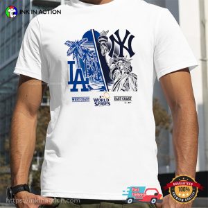 LA Dodgers Vs NY Yankees MLB 2024 World Series T-shirt