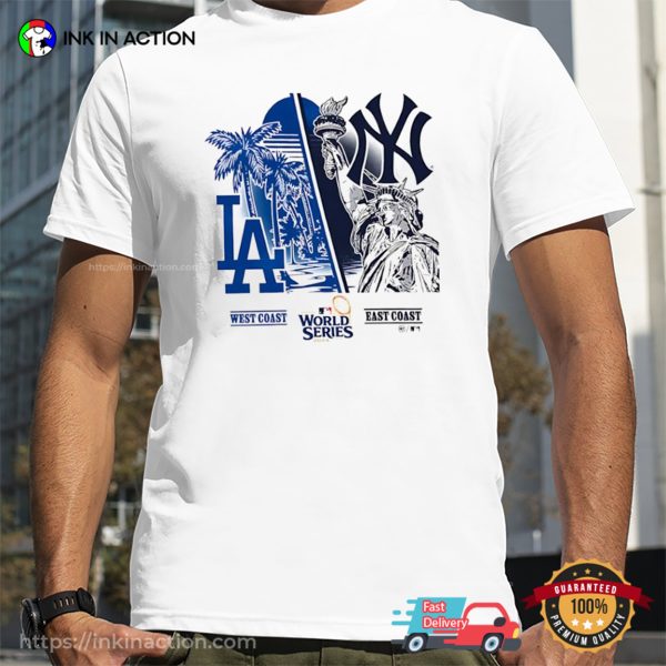 LA Dodgers Vs NY Yankees MLB 2024 World Series T-shirt